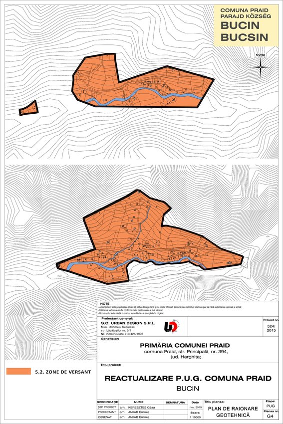 Bucsin – G4 – Geotechnikai övezetek