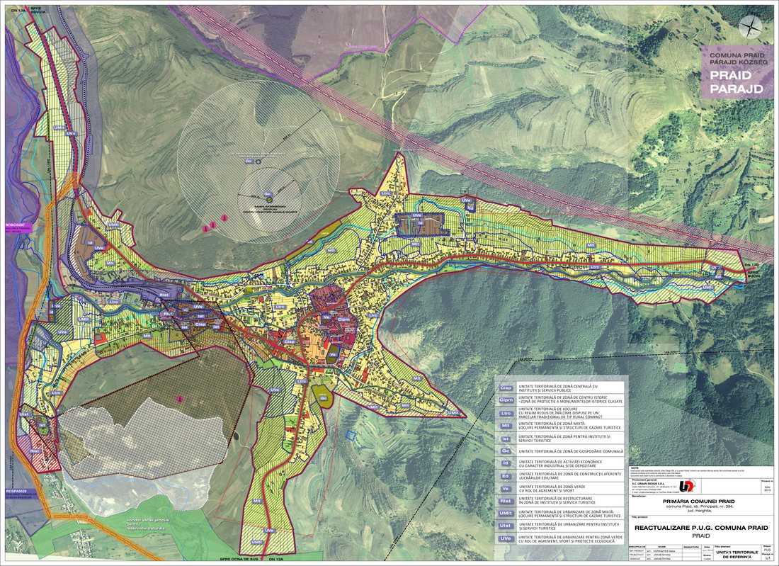 Parajd – U1 – Területi referenciaegységek (UTR)
